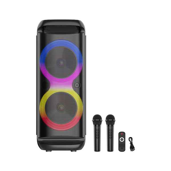 Boxă pentru Party Sing-E ZQS8288 40W cu Microfoane,EN GROSS